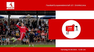 Faustball Europameisterschaft U21 Grünfeld Jona Tag 2 [upl. by Alvera963]