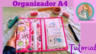 Organizador A4 Simple y fácil de hacer🪡  espectativa vs realidad 💌 [upl. by Novaat570]