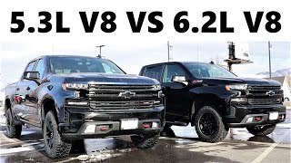 2021 Chevy Trail Boss 53L V8 Vs Chevy Trail Boss 62L V8 Is The 62 Trail Boss Worth 5000 More [upl. by Ronni]