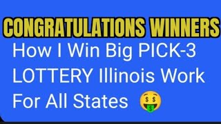 Pick 3 Illinois Lottery 🤑 let the numbers hit you and you not try to hit the numbers [upl. by Eidnew564]