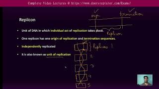 Replicon and Origin of Replication  CSIR Life SciencesGATE Biotechnology doorsteptutor testprep [upl. by Siraf]