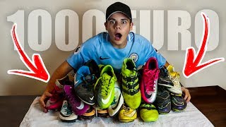 Ho SPESO 1000€ in SCARPE DA CALCIO  Tutte le mie scarpe da calcio [upl. by Namia]