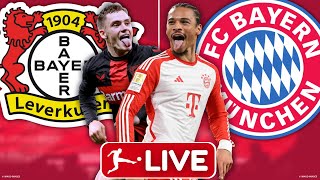 🔴 Bayer Leverkusen vs FC Bayern München  Bundesliga 21 Spieltag  Watchparty [upl. by Ahsenra]