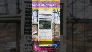 Scaffold Tag Tag System Scaffolding Tag Type of scaffold Tag Green Scaffolding Tag Meaning [upl. by Saravat856]