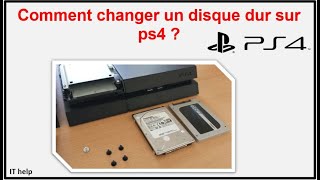 Changer disque dur sur ps4  réinstallation logiciel système [upl. by Sivrahc]