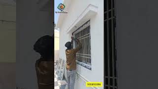 Upvc window installation process viral vedio shorts upvcwindows upvc skill bollywood pushpa [upl. by Nodearb163]