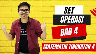 ULANGKAJI Matematik SPM KSSM Bab 4  Operasi Set Part 1  Tingkatan 4 [upl. by Ellenej]