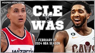 Cleveland Cavaliers vs Washington Wizards Full Game Highlights  Feb 7  2024 NBA Season [upl. by Ainesy]