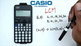 How To Find The Lowest Common Multiple LCM on a Casio FX8200 AU [upl. by Buseck]