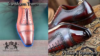 The Difference Leather Dye and Shoe Polish can Make Gaziano amp Girling St James II get a Makeover [upl. by Sheeran309]