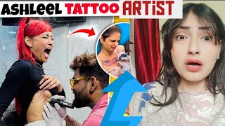 Ashleel tattoo artist  tattoo artist roast CarryMinati roast Loreen tattoo tattoo trends [upl. by Gerri]