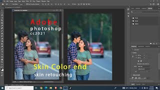 Skin color grading amp high end skin Retouching in Adobe photoshop cc 2021photography videos [upl. by Ecniuq]