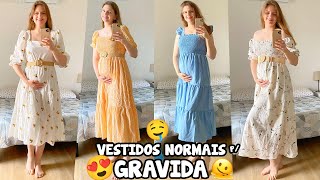 Primeiras comprinhas de grávida da Shein Vestidos estilosos [upl. by Aifos211]