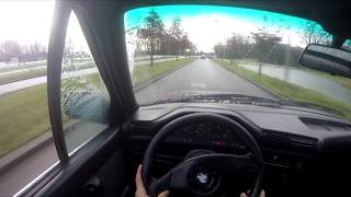 BMW E30 POV Drive  M30 M30B35 Swap [upl. by Jamie496]