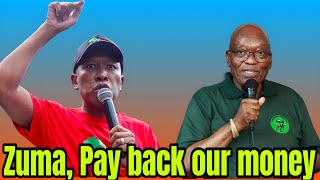 Julius Malema Full Attack on Jacob Zuma PAY BACK OUR MONEY [upl. by Anaert]