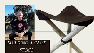 Building a three legged camping stool Step by step instructions [upl. by Anenahs482]