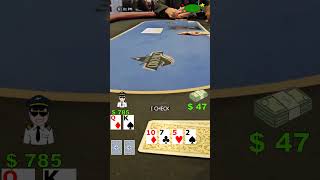 Bluffing at 12 Poker shorts poker [upl. by Lebiralc]