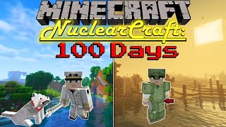 I Survived 100 Days MAKING A NUCLEAR WASTELAND in NUCLEARCRAFT OVERHAUL in Minecraft Hardcore [upl. by Colvin]