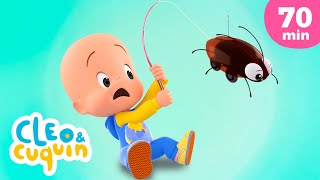 La cucaracha and more Nursery Rhymes by Cleo and Cuquin  Children Songs [upl. by Kirsteni]