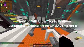 Hypixel Skyblock Terminals Macro Mod Showcase [upl. by Yorgen]