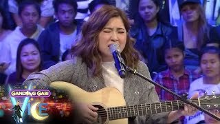 GGV Exclusive Moira dela Torre sings her new composed song [upl. by Llerdnod]