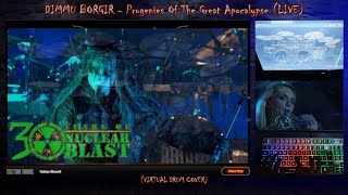 DIMMU BORGIR  Progenies Of The Great Apocalypse LIVE Virtual Drumming Cover by Yulius Rovell [upl. by Wilmette]