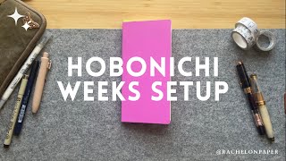 2024 HOBONICHI WEEKS SET UP  how I use the hobonichi weeks as my everyday carry [upl. by Nhoj]