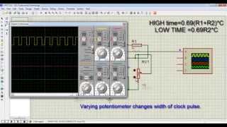 Astable multivibrator 555 timer frequency [upl. by Hobbs]