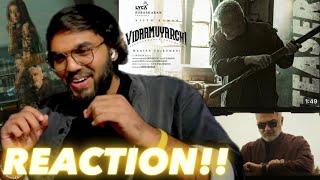 Vidaamuyarchi Teaser Whattaa Production Value  REACTION [upl. by Elwee]