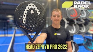 HEAD ZEPHYR PRO 2022  Padel Bat [upl. by Atilek]