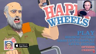 SSUNDEE  HIS NAME IS JOHN CENA  Happy Wheels 1  CRUNDEE [upl. by Dunton581]