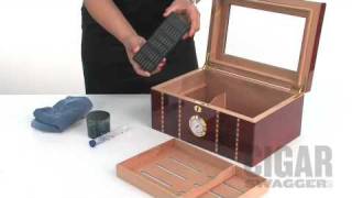 How to set up a humidor by CigarSwaggercomm4v [upl. by Anrev]