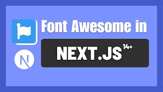 How to use FontAwesome in Next js 14 with app directory [upl. by Zoi]