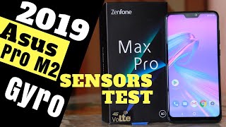 Asus Max Pro M2 GYROSCOPE SENSOR TEST amp LOW LIGHT Face Unlock [upl. by Hump574]