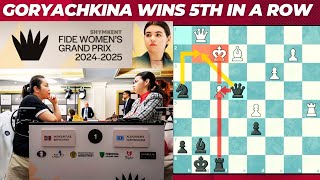 Goryachkinas 5Win Streak 🔥  FIDE Women’s Grand Prix 2024–25 Highlights  Master Your Chess [upl. by Greyson]