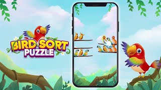 Bird Sort Puzzle Level 1  20 [upl. by Cacilia124]