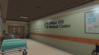 GTA V MLO Open Interior Hospital Pillbox Hill Overview by UncleJust [upl. by Eidod]