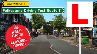 Folkestone Driving Test Route 11 [upl. by Doralynne]