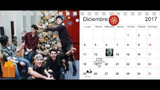 CNCO  CALENDARIO 2017IMAGENES  DESCARGARIMPRIMIR TOP5NCO REGALOLINKS EN LA DESCRIPCION [upl. by Rehposirhc]