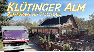 Deutschland mit Wohnmobil Bergisches Land Stellplatz am Restaurant Jausenstation Klütinger Alm [upl. by Analrahc]