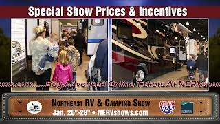 Northeast Productions  NE RV Camping Show 2024 [upl. by Trinl]