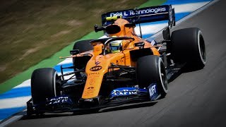 F1 2019 German GP at Hockenheim  Start sound amp crazy cornering speeds [upl. by Yorick]