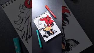 Shoto Todoroki 🔥MY HERO ACADEMIA 僕のヒーローアカデミア todoroki anime mha sketch shortvideo アニメ [upl. by Perloff460]