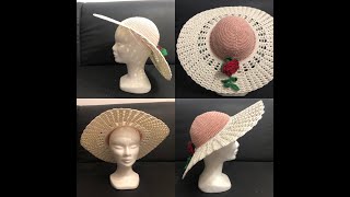 Tuto chapeau au crochet [upl. by Amble]