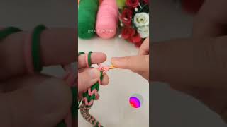 Beautiful crochet strapshortvideo crochet crochettutorial قلاببافی بافتنی [upl. by Elokcin317]