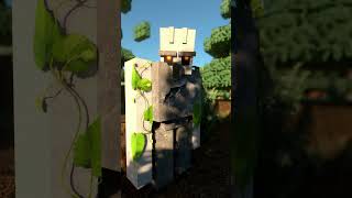 RealSource Realistic RTX pack for Minecraft Bedrock  IRON GOLEM [upl. by Eilesor]