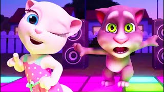 Talking Tom  Mega Music Party  Episode 208 Compilation  Super Toons TV Cartoons [upl. by Ahtiek227]