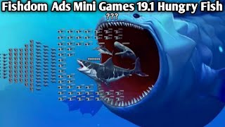 Fishdom Ads Mini Games 191 Hungry Fish  New update level Trailer video [upl. by Mervin774]