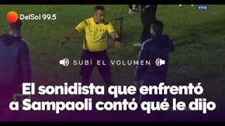 ¿Qué le dijo el sonidista a Sampaoli en el partido de Uruguay  Argentina [upl. by Eelrahc204]