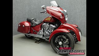 2018 INDIAN CHIEFTAIN CLASSIC WMOTOR TILTING WORKS TRIKE KIT  National Powersports Distributors [upl. by Robson]